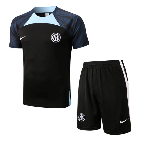 Camiseta Entrenamiento Inter Milan Conjunto Completo 2022 2023 Negro